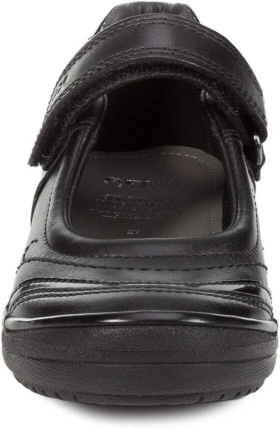Geox Unisex-Child Ankle Strap Ballet Flats
