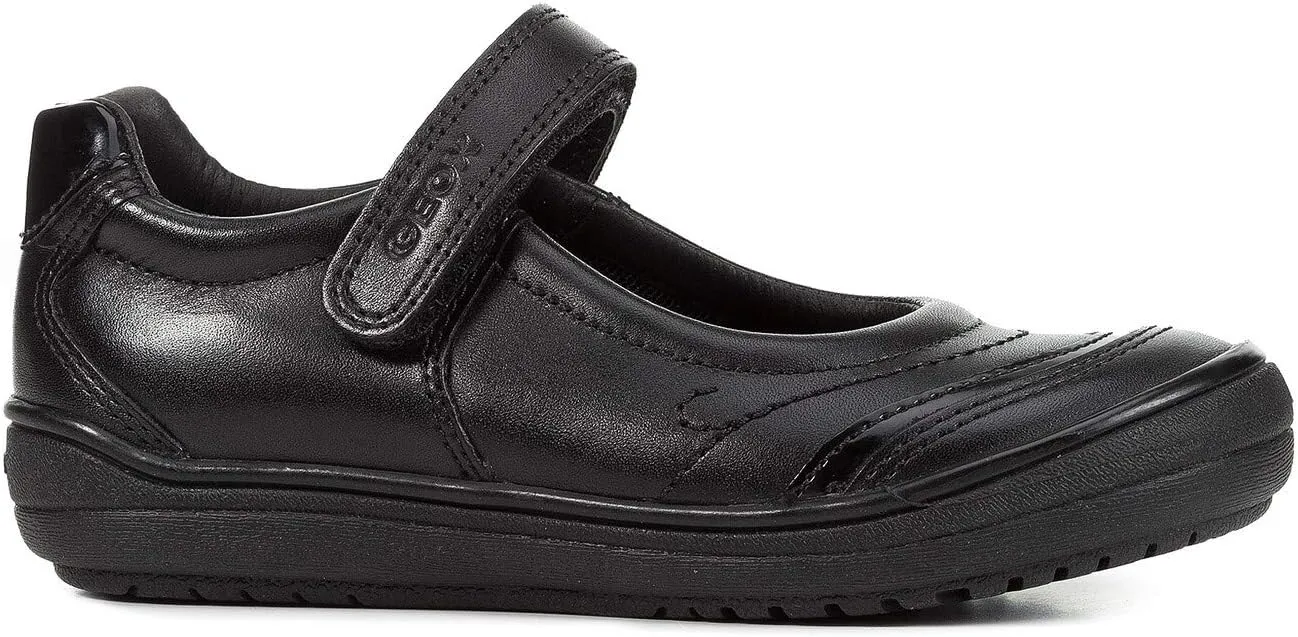 Geox Unisex-Child Ankle Strap Ballet Flats
