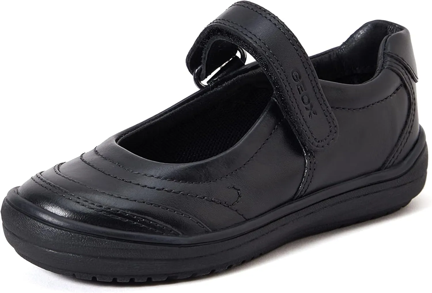 Geox Unisex-Child Ankle Strap Ballet Flats
