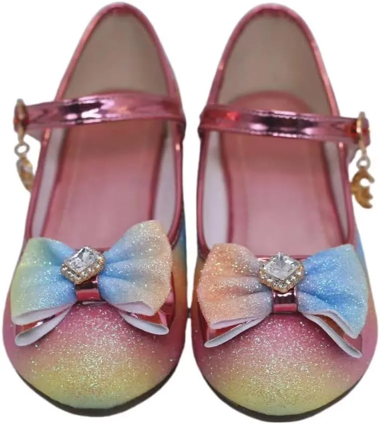Girls Dress Mary Jane Ballet Flats Low Heels Princess Shoes
