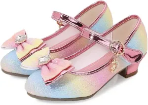 Girls Dress Mary Jane Ballet Flats Low Heels Princess Shoes