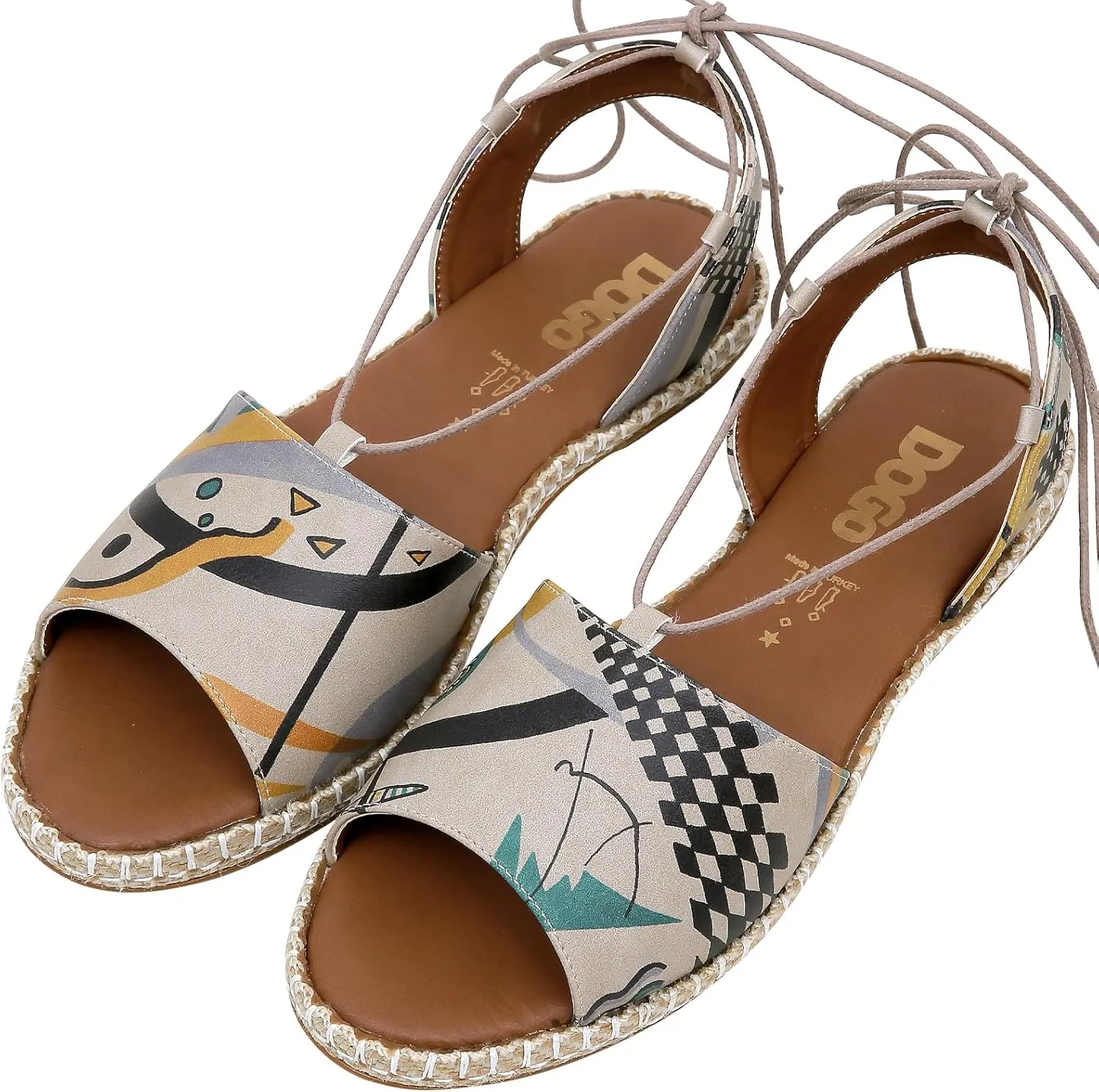 Gladiator Sandals for Women - Vegan and Handmade Strappy Sandals for Women
