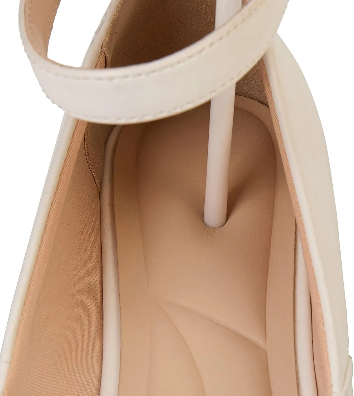 GOSERCE Ballet Flats Shoes for Women with Pointed Toe Low Wedge Ankle Strap Comfortable Dressy Casual Party Business Work Lady Shoes Summer