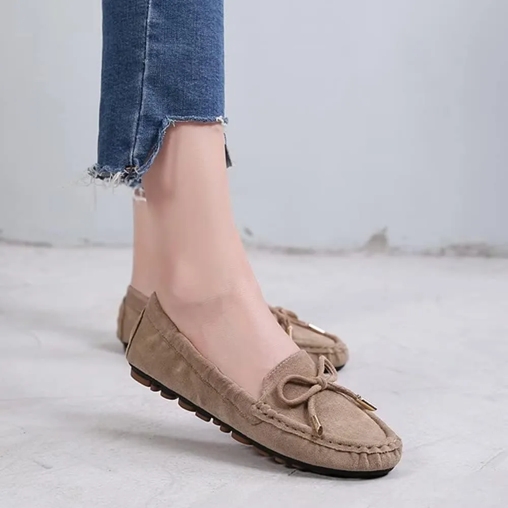 Hee grand Women's Slip On Loafers Soft Foldable Round Toe Ballet Flats