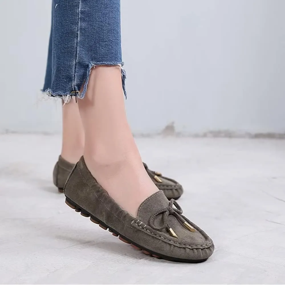 Hee grand Women's Slip On Loafers Soft Foldable Round Toe Ballet Flats