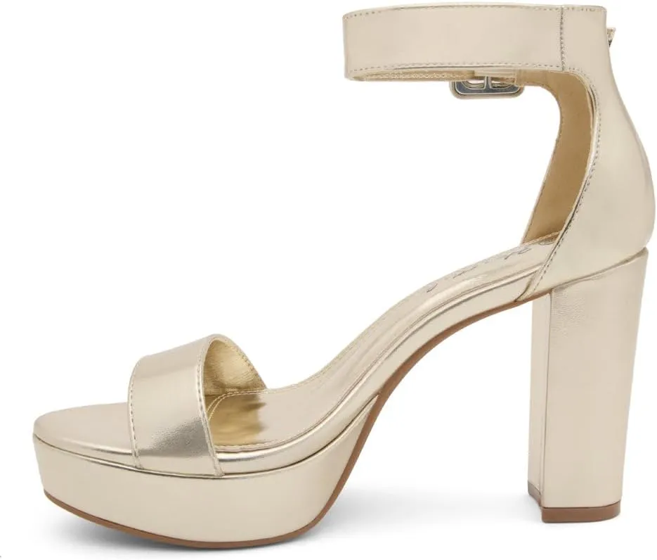 Herstyle Platform Heels for Women – 4 Inch Chunky Block Heeled Sandals | Open Toe Dressy Strappy High Heels with Ankle Strap for Wedding, Prom, Graduation & 2025 Events
