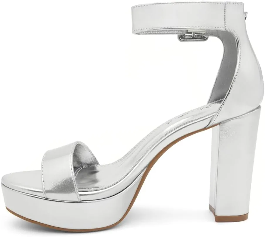 Herstyle Platform Heels for Women – 4 Inch Chunky Block Heeled Sandals | Open Toe Dressy Strappy High Heels with Ankle Strap for Wedding, Prom, Graduation & 2025 Events