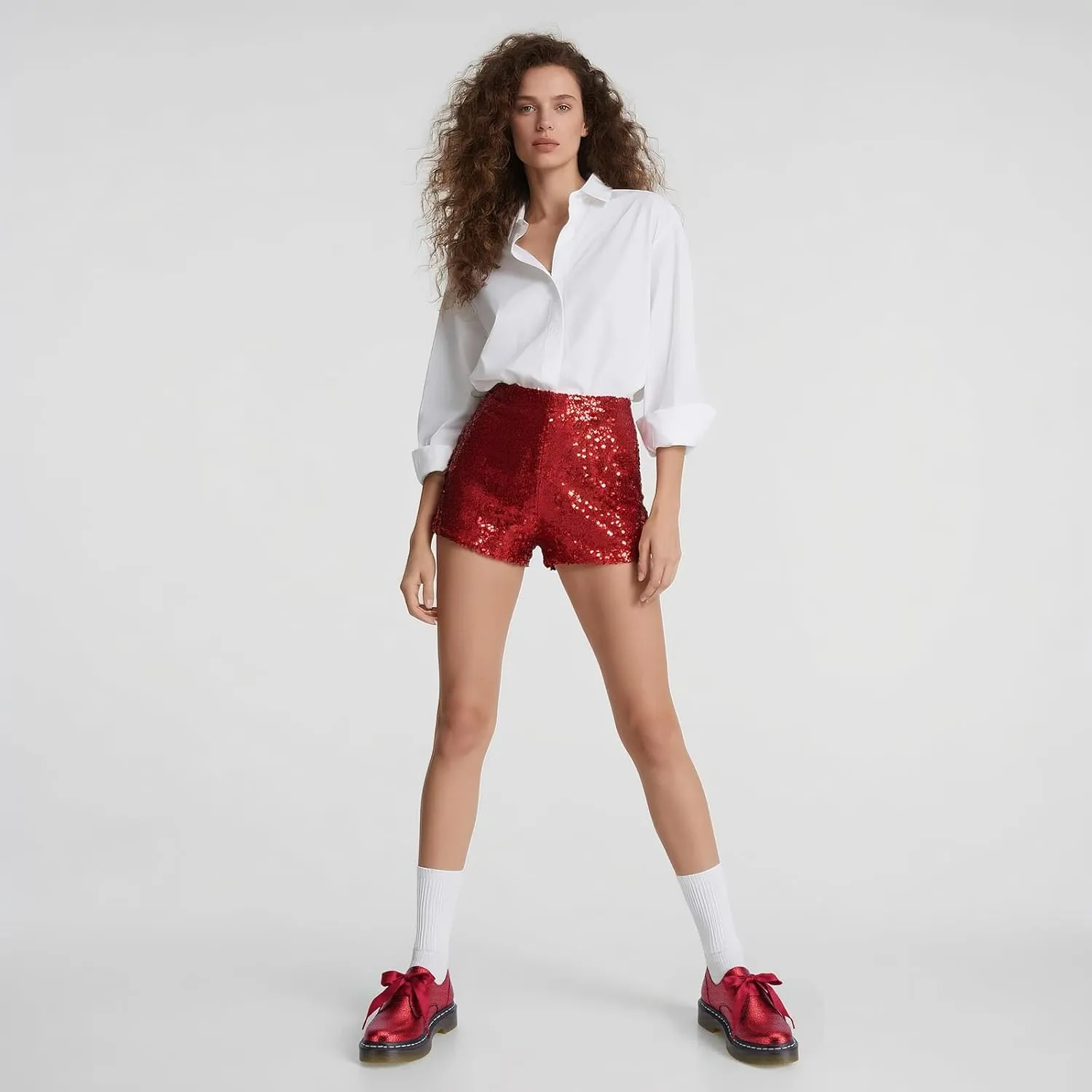 IMPREMEY Mary Janes Oxford Bow Flats Loafers Shoes for Women Round Toe Platform Non-Slip Comfortable Casual Cute Shoes