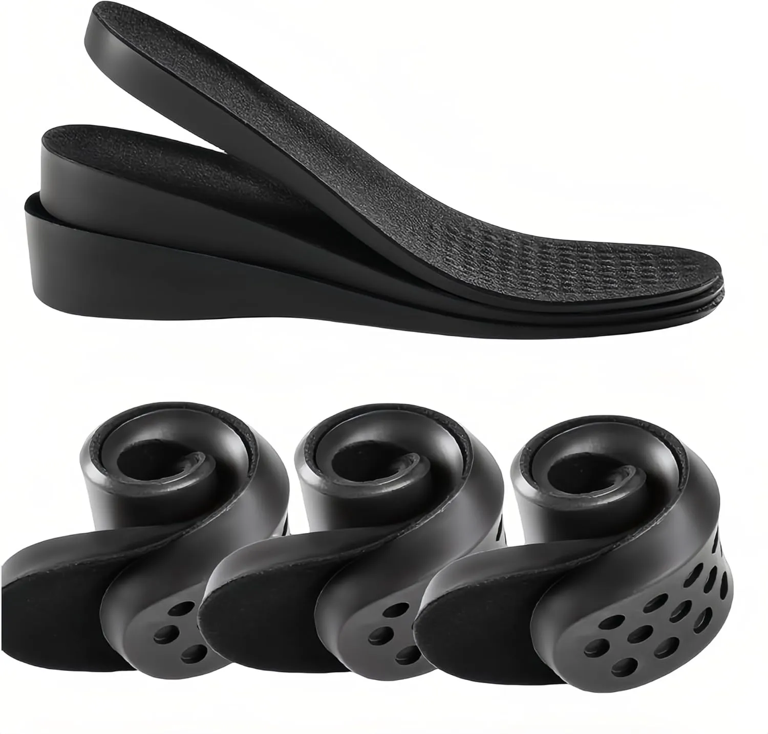 Insole Height Increase Men,Shoe Heel Lifts Men for Women,Orthopedic Highpads,Mens Height Increasing Insoles,Height Booster,Brandone Height Insoles 2.0,Rizzsoles (11.06''Lx1.6''UP) (1Pair)