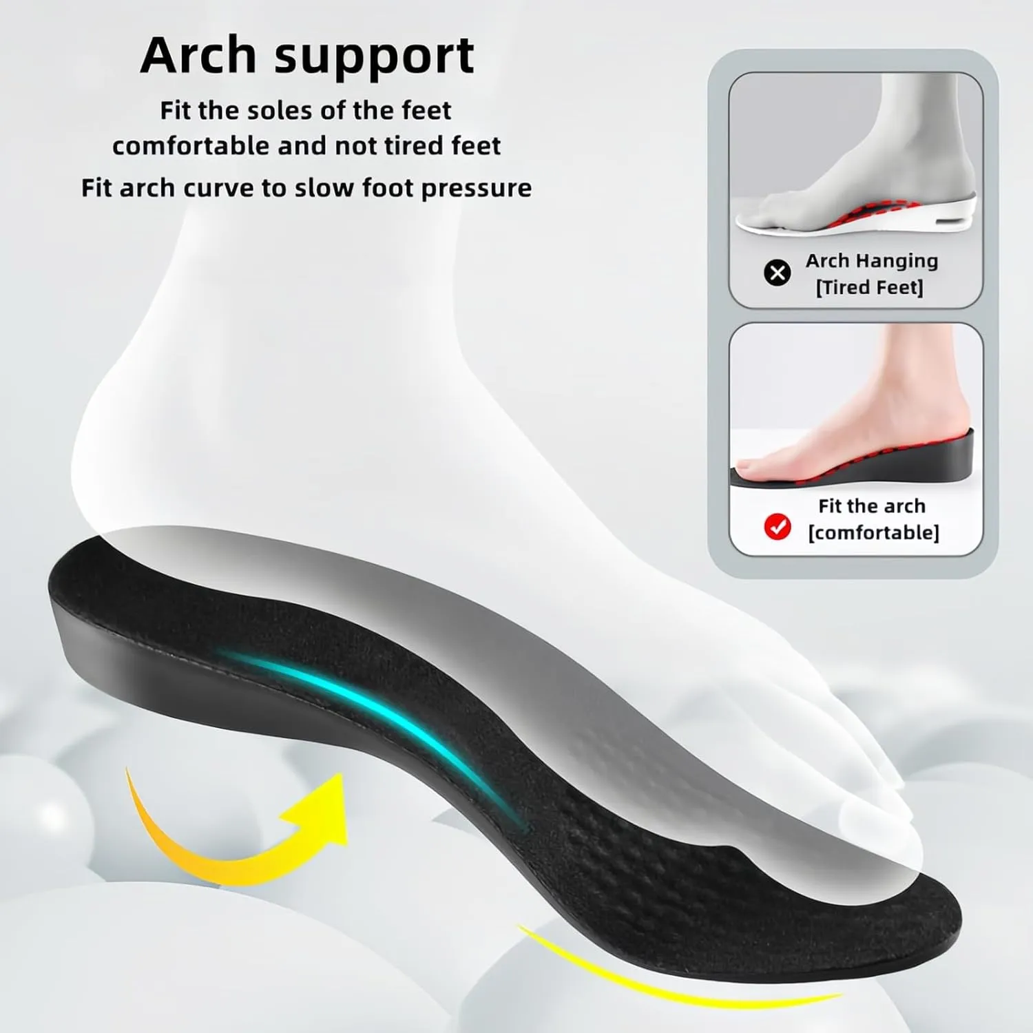Insole Height Increase Men,Shoe Heel Lifts Men for Women,Orthopedic Highpads,Mens Height Increasing Insoles,Height Booster,Brandone Height Insoles 2.0,Rizzsoles (11.06''Lx1.6''UP) (1Pair)