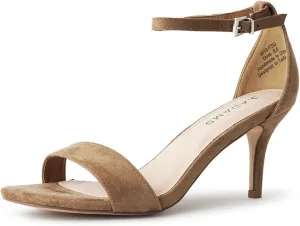 J. Adams Dove Ankle Strap Womens Stiletto For Women Sexy - Open Toe Strappy Heels, Wedding Shoes For Bride, Summer Heels and Bridal Shoes