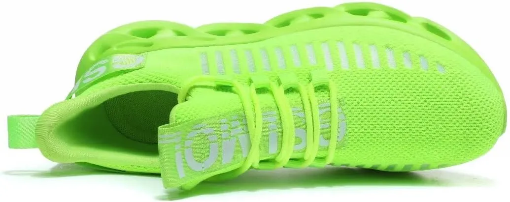 Jakcuz Women's Lace Up Walking Shoes Breathable Ultra Lightweight Sport Casual Ladies Girls Fashion Platform Sneakers