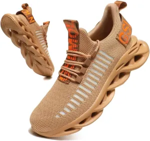 Jakcuz Women's Lace Up Walking Shoes Breathable Ultra Lightweight Sport Casual Ladies Girls Fashion Platform Sneakers