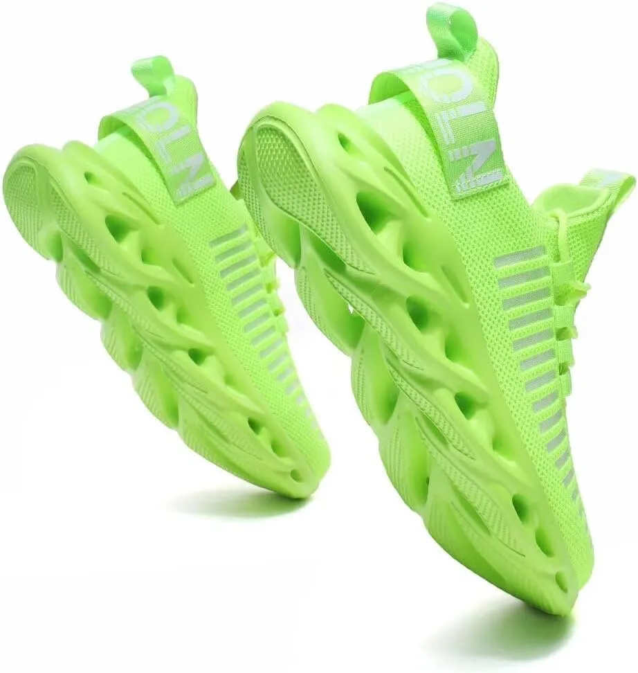 Jakcuz Women's Lace Up Walking Shoes Breathable Ultra Lightweight Sport Casual Ladies Girls Fashion Platform Sneakers
