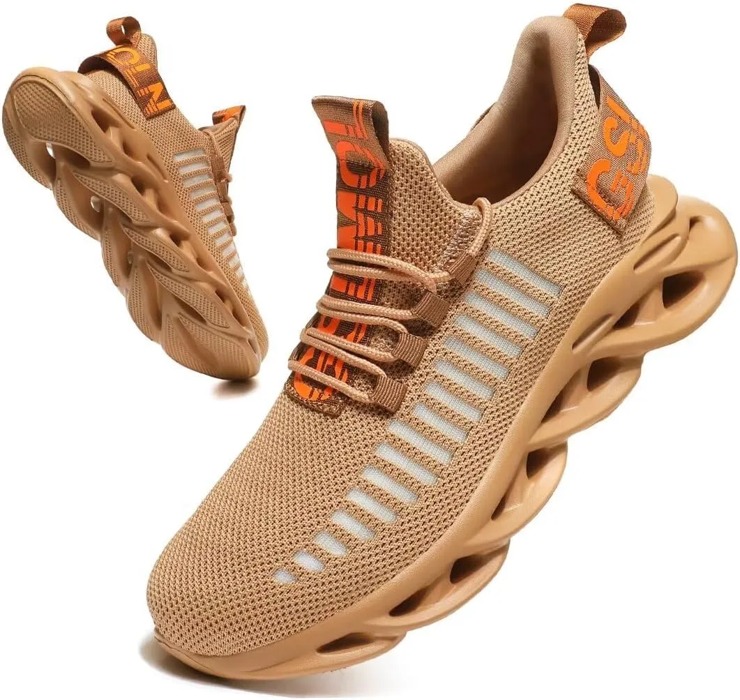 Jakcuz Women's Lace Up Walking Shoes Breathable Ultra Lightweight Sport Casual Ladies Girls Fashion Platform Sneakers
