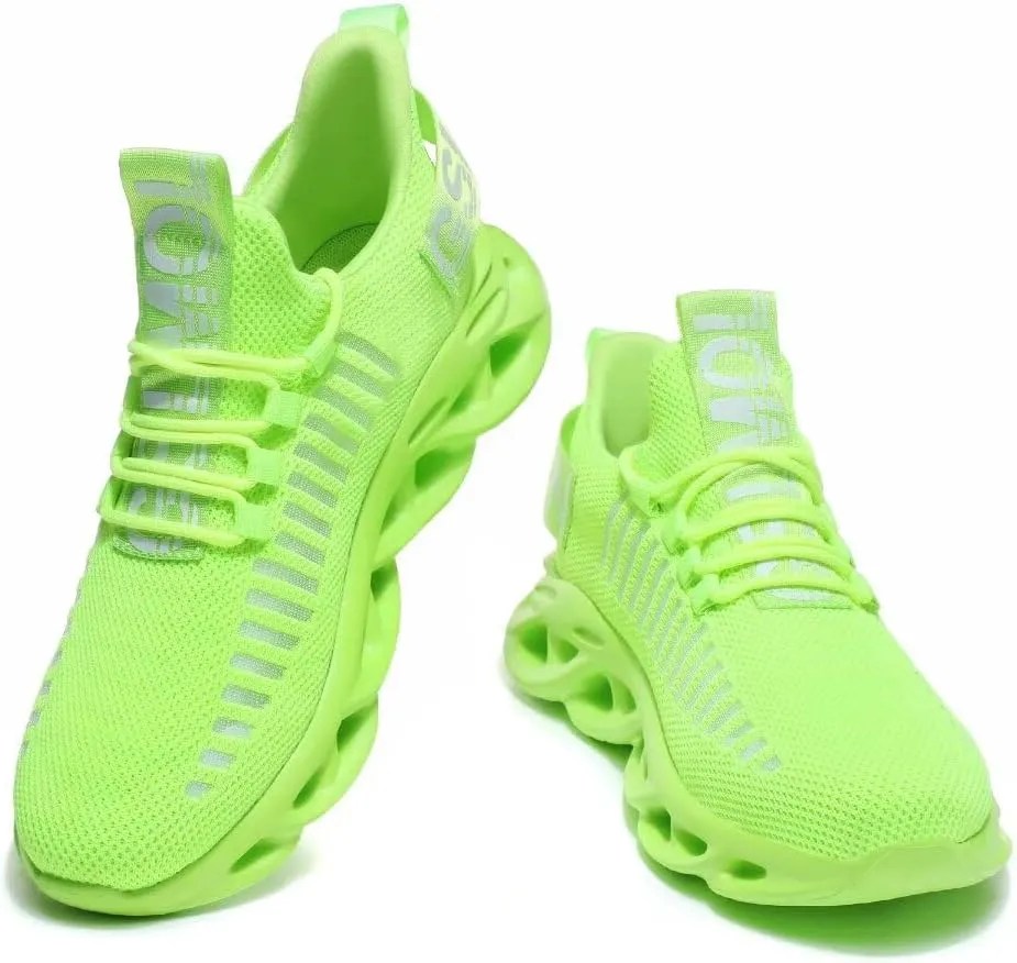 Jakcuz Women's Lace Up Walking Shoes Breathable Ultra Lightweight Sport Casual Ladies Girls Fashion Platform Sneakers