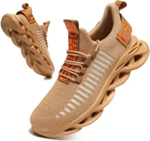 Jakcuz Women's Lace Up Walking Shoes Breathable Ultra Lightweight Sport Casual Ladies Girls Fashion Platform Sneakers