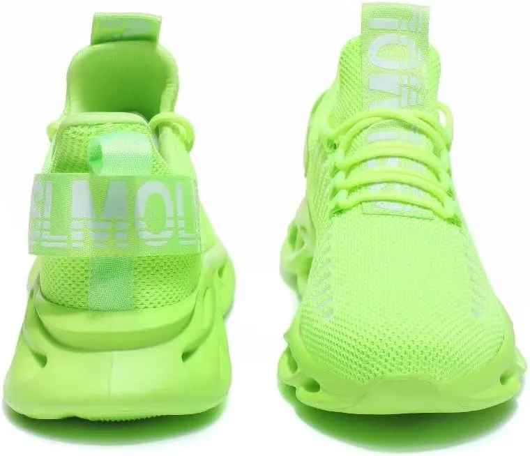 Jakcuz Women's Lace Up Walking Shoes Breathable Ultra Lightweight Sport Casual Ladies Girls Fashion Platform Sneakers