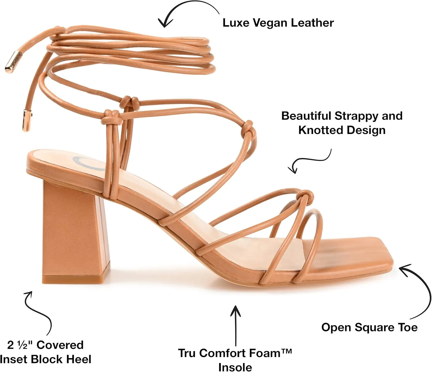 Journee Women's Comfort Foam Harpr Dress Sandals