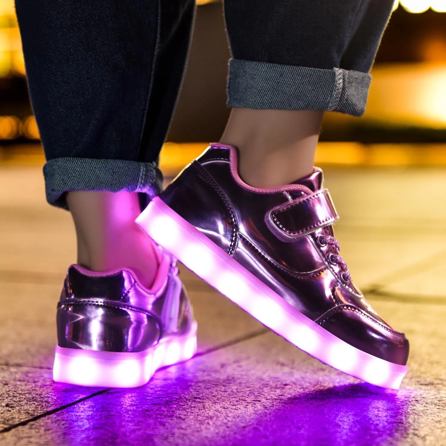 Kids Light up Shoes Led Shoes for Boys Girls USB Charging Flashing Trainers High Top Sneakers