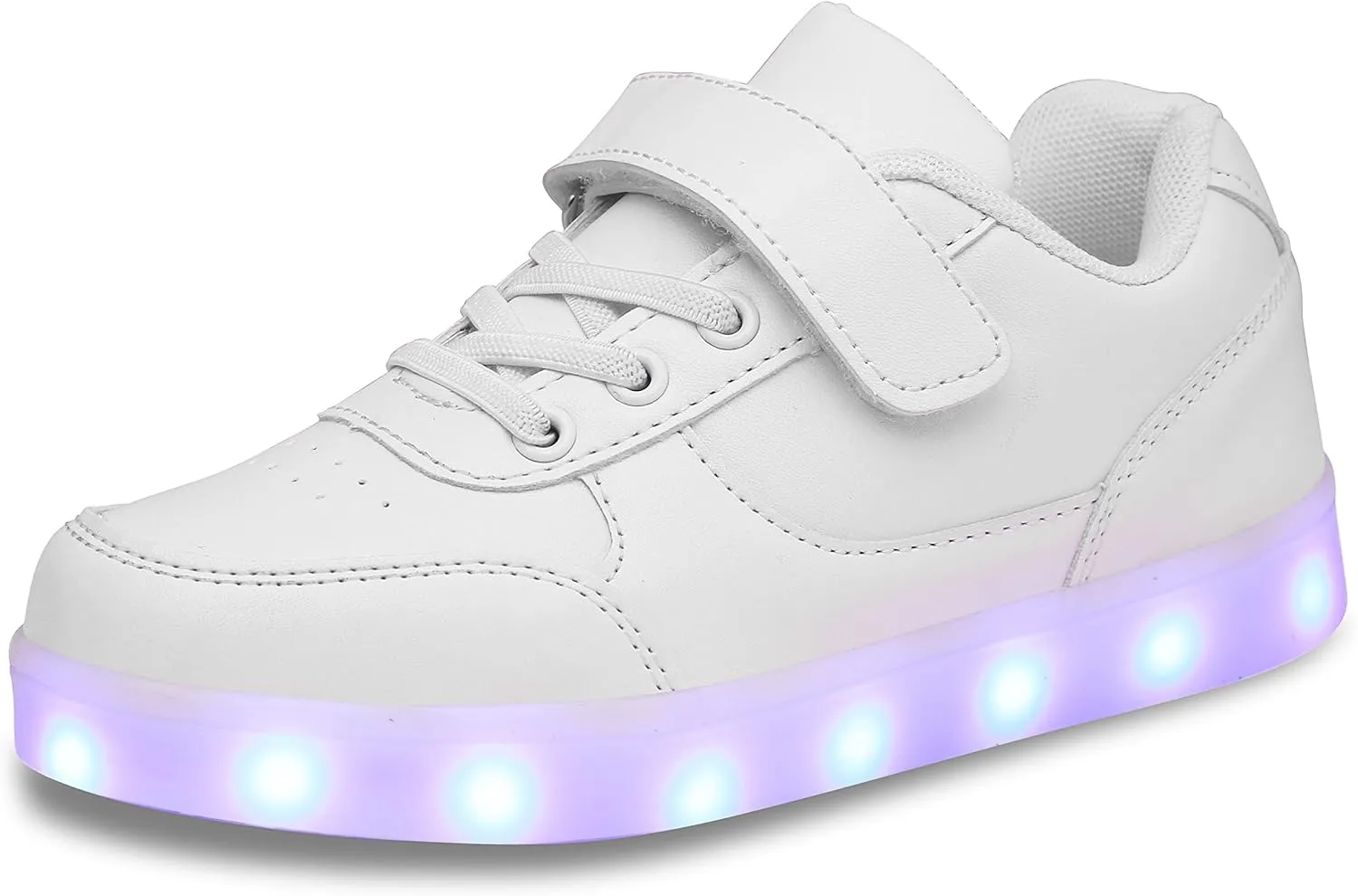 Kids Light Up Shoes LED Sneakers High Top USB Charging Flashing Trainers for Child Girls Boys