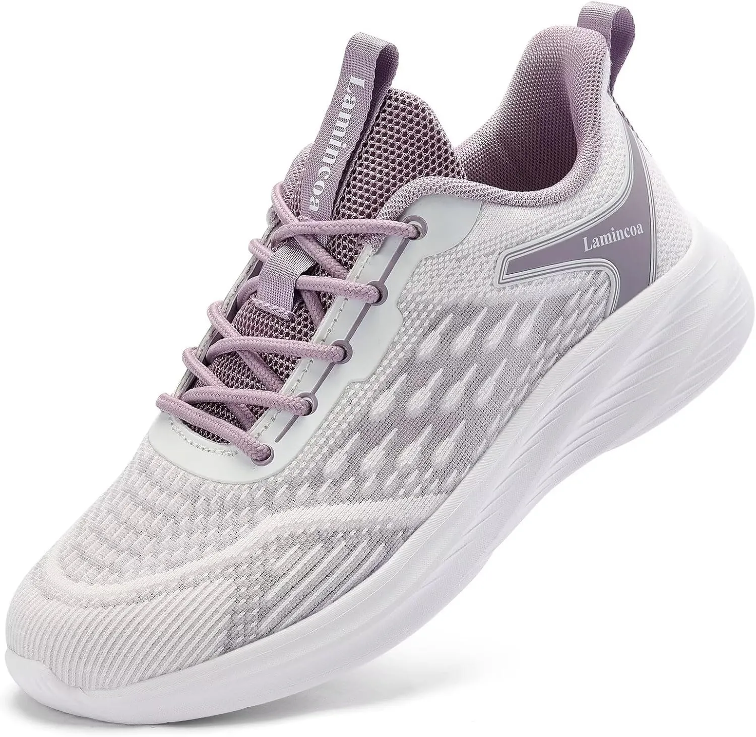 Lamincoa Women Walking Shoes Slip on Running Sneakers Lightweight Athletic Gym Workout Tennis Shoes