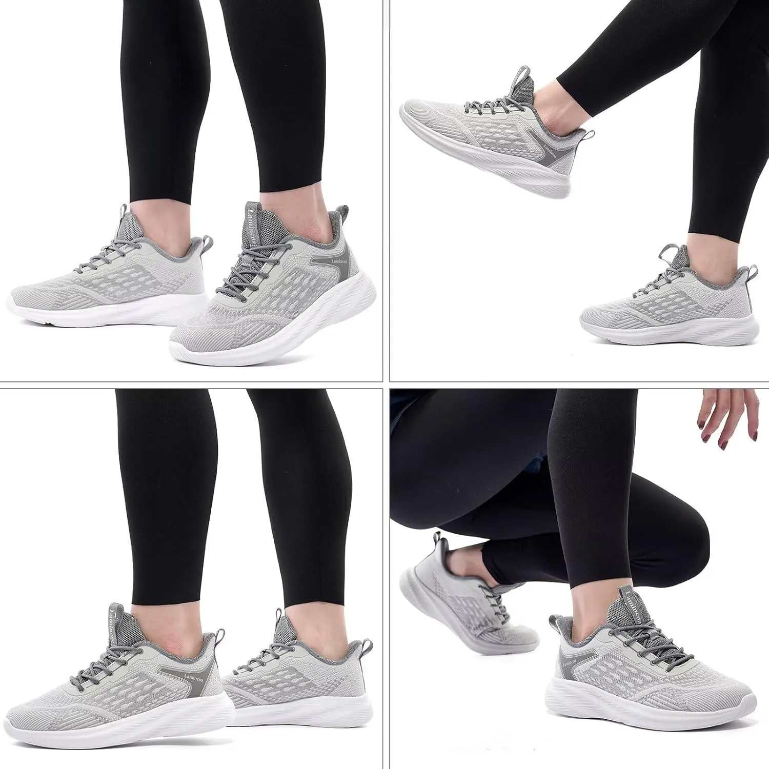 Lamincoa Women Walking Shoes Slip on Running Sneakers Lightweight Athletic Gym Workout Tennis Shoes