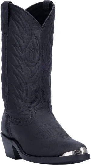 Laredo Mens East Bound Cowboy Boots Leather Black 11.5 D