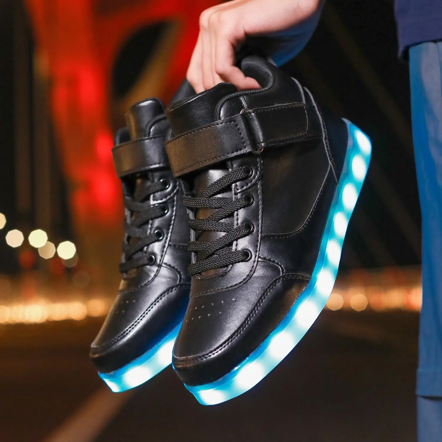 LED Shoes - Light Up Sneakers, USB Rechargeable, Dancing Shoes for Women & Men