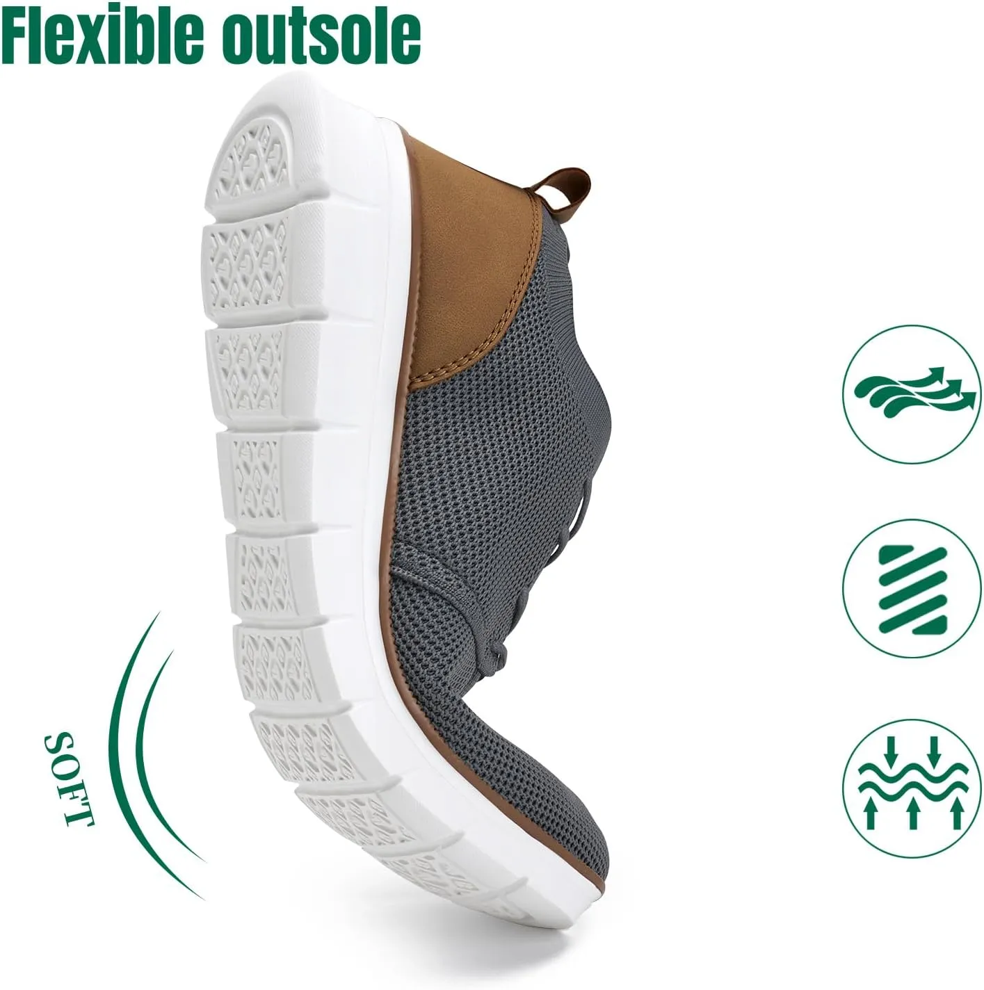 LEZTA Men's Casual Dress Shoes Sneakers Business Lightweight Oxfords Arch Support Walking