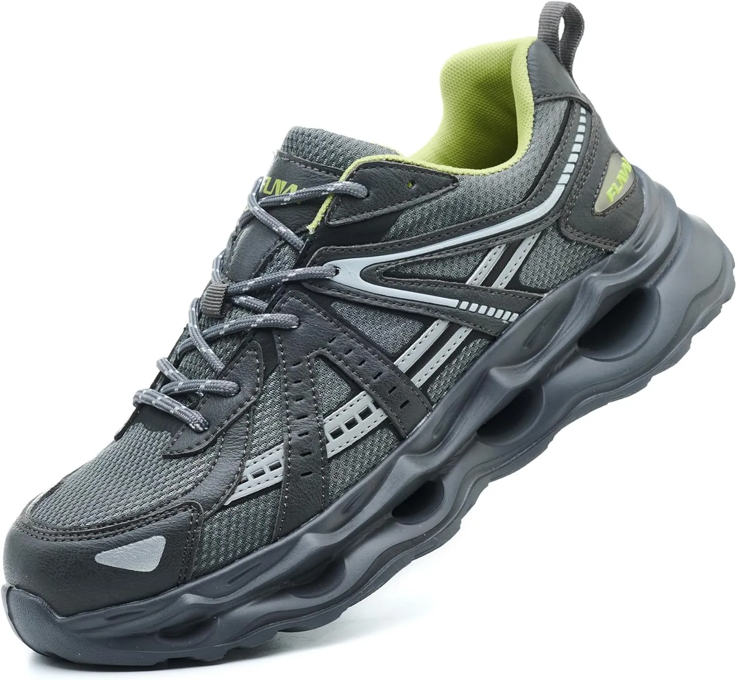 Lightweight Composite Toe Shoes, Breathbale Work Safety Steel Toe Construction Warehouse Sneakers