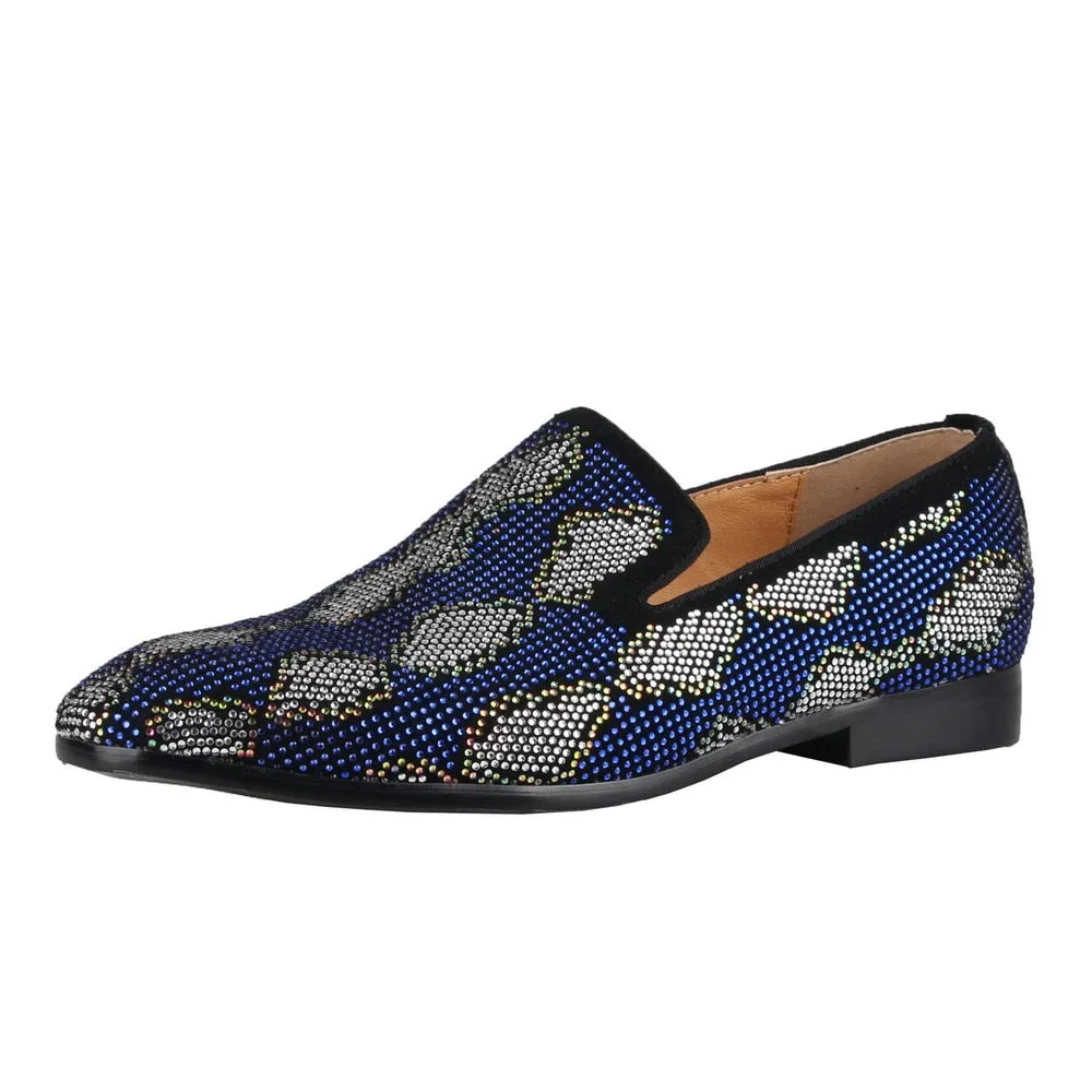 Loafers "Diamond snake"