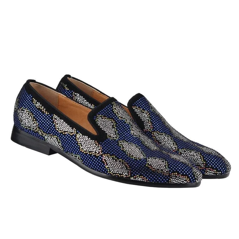 Loafers "Diamond snake"