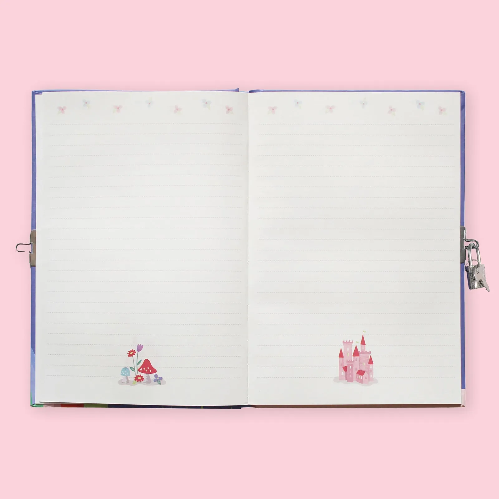 Lockable Diary - Unicorn Rainbows - 3 
