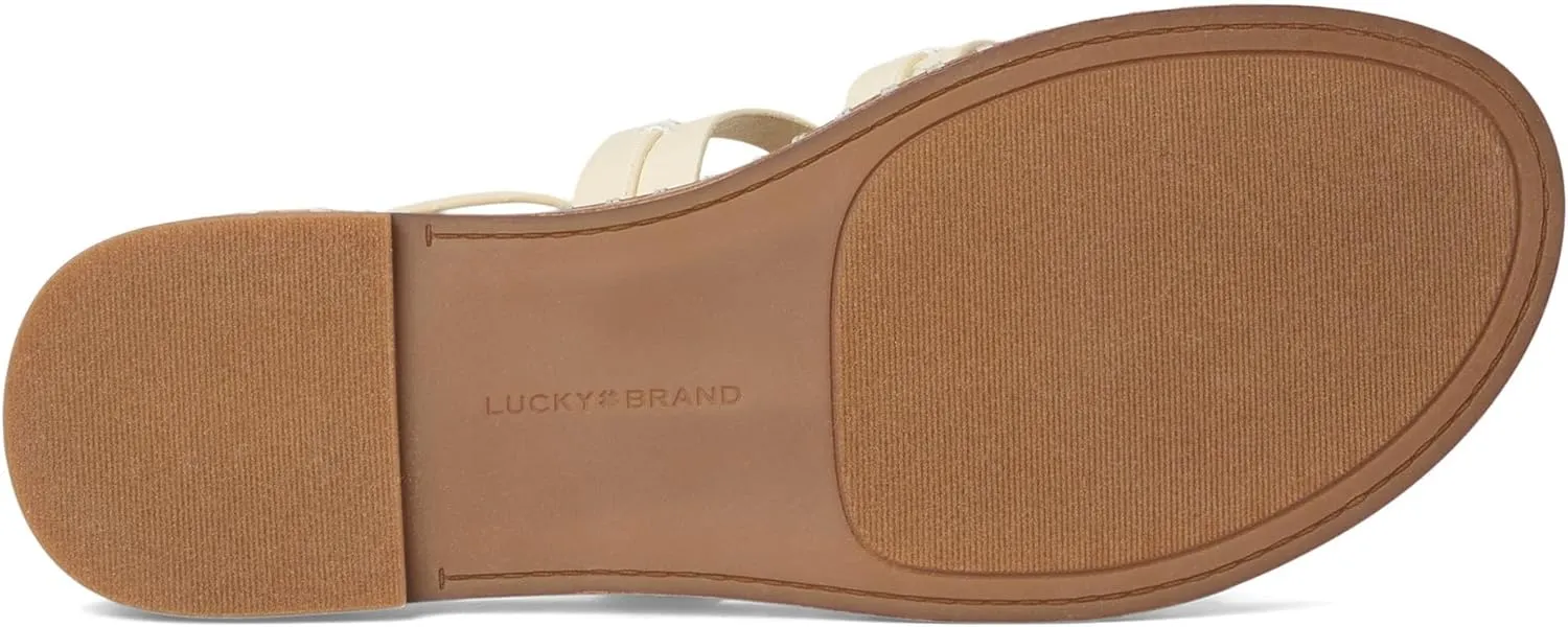 Lucky Brand Women's Korina Beaded Gladiator Sandals Flat