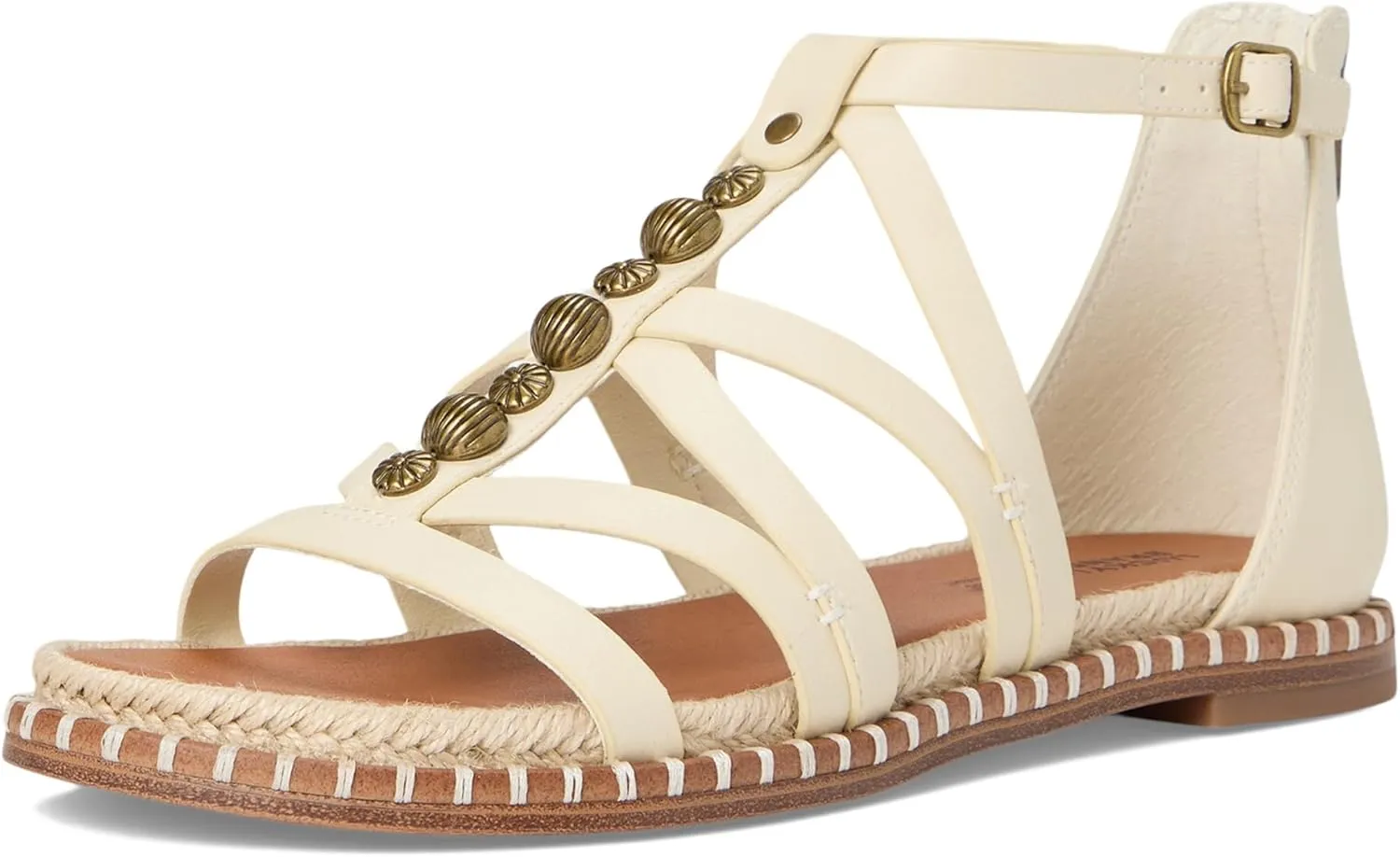 Lucky Brand Women's Korina Beaded Gladiator Sandals Flat