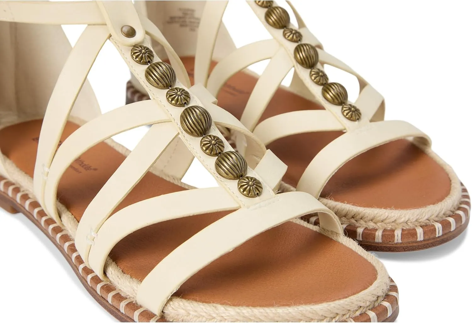 Lucky Brand Women's Korina Beaded Gladiator Sandals Flat