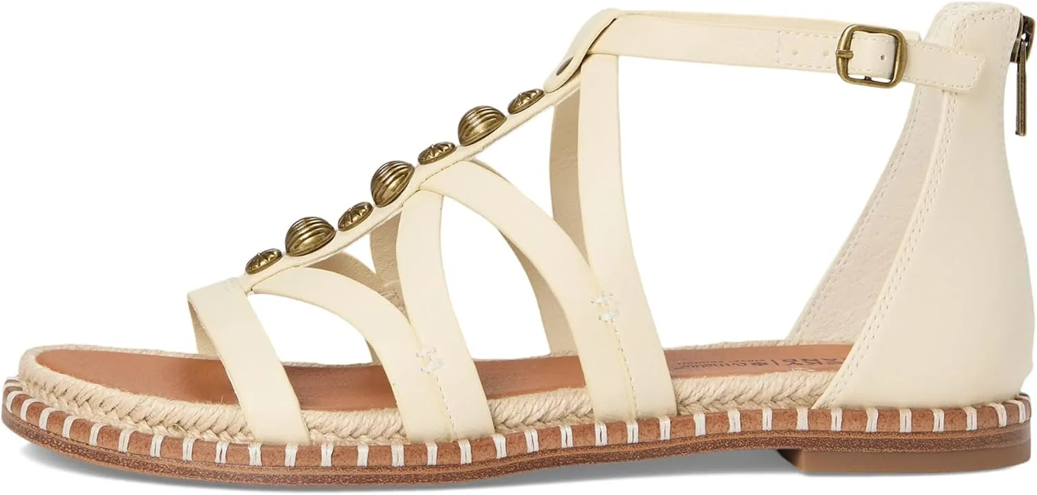Lucky Brand Women's Korina Beaded Gladiator Sandals Flat