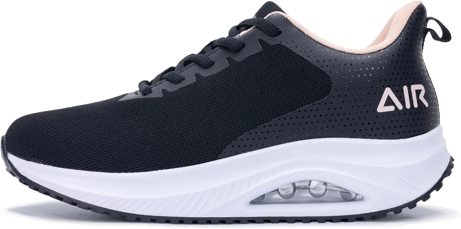 MAFEKE Womens Walking Shoes with Arch Support, Air Tennis Orthotic Fashion Sneakers for Plantar Fasciitis Pain Relief Size 5.5-11