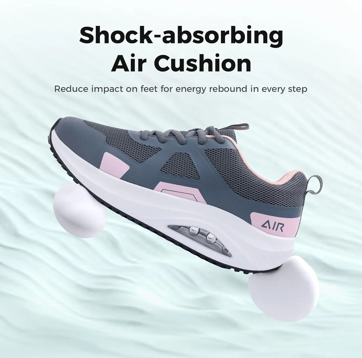 MAFEKE Womens Walking Shoes with Arch Support, Air Tennis Orthotic Fashion Sneakers for Plantar Fasciitis Pain Relief Size 5.5-11