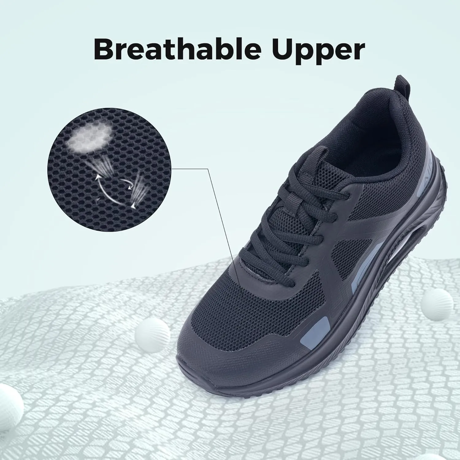 MAFEKE Womens Walking Shoes with Arch Support, Air Tennis Orthotic Fashion Sneakers for Plantar Fasciitis Pain Relief Size 5.5-11