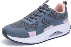 MAFEKE Womens Walking Shoes with Arch Support, Air Tennis Orthotic Fashion Sneakers for Plantar Fasciitis Pain Relief Size 5.5-11