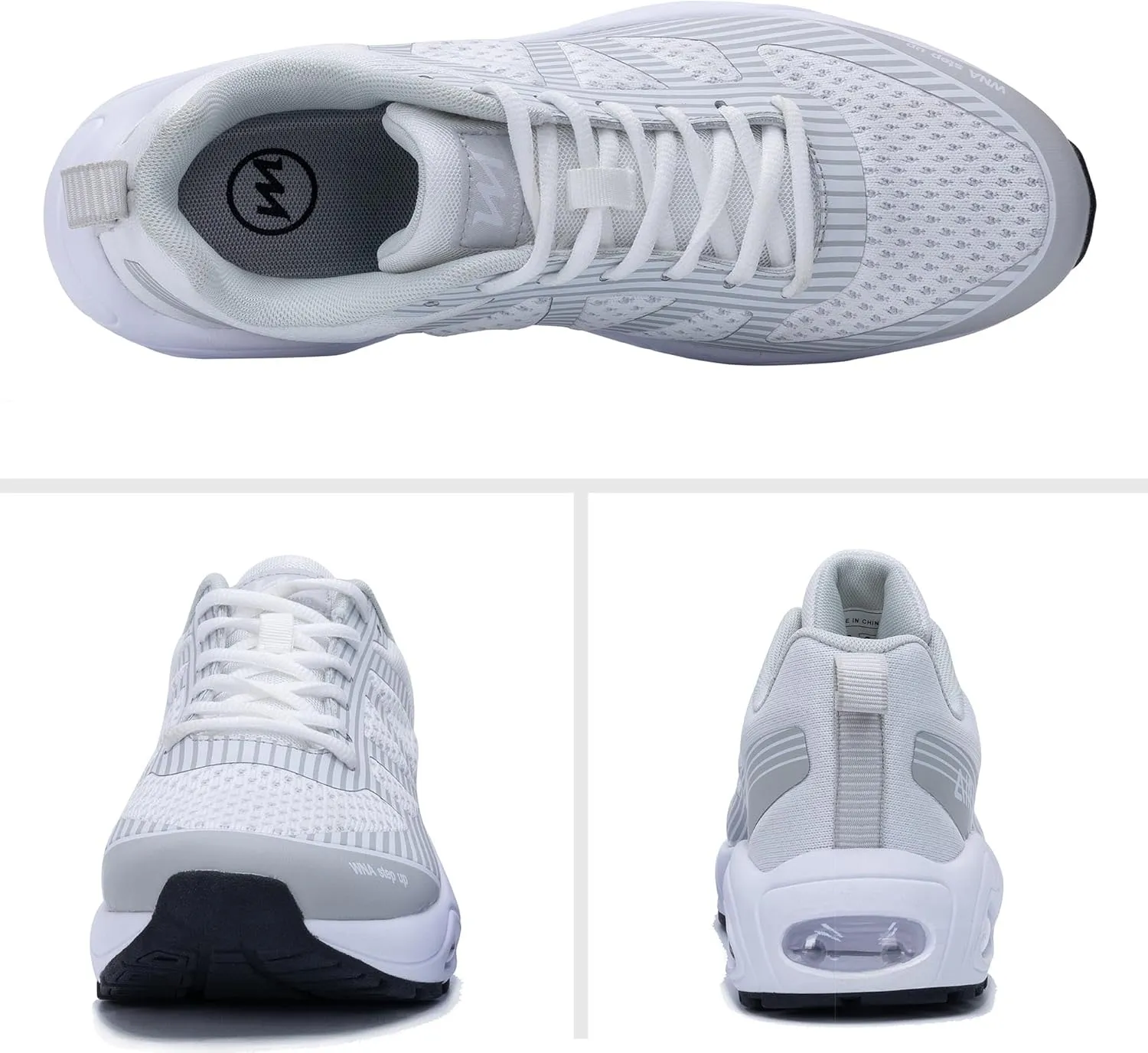 Mens Air Running Shoes Tennis Athletic Sneakers Lightweight Breathable Non Slip Walking Jogging Workout Gym Sports Footwear US 7-13