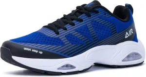 Mens Air Running Shoes Tennis Athletic Sneakers Lightweight Breathable Non Slip Walking Jogging Workout Gym Sports Footwear US 7-13