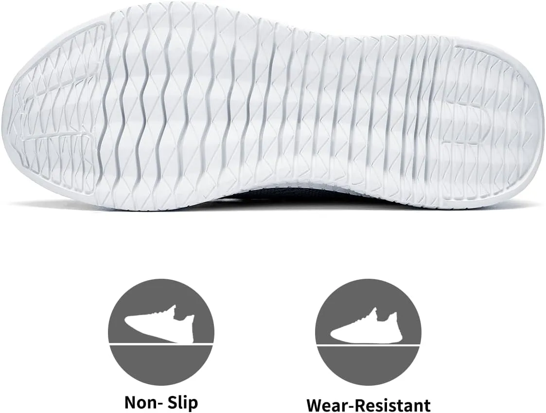 Men's Athletic Shoes Running Gym Training Sneakers Lightweight Cushioned Non-Slip Breathable Multi-Sport Versatile Shoes