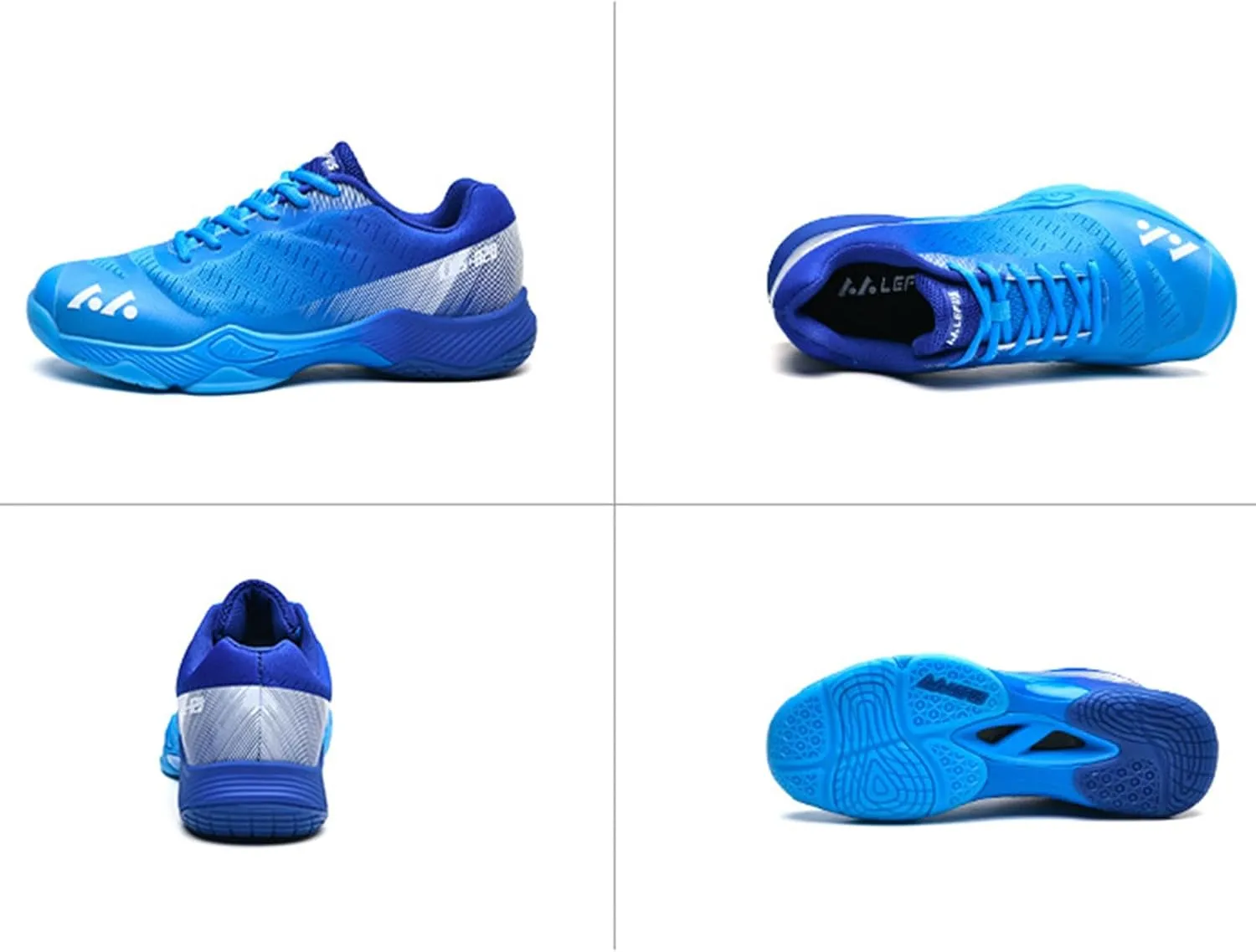 Men's Badminton Tennis Shoes Lightweight Table Tennis Volleyball Sport Trainers Anti-Slip Shock-Absorbing Pickleball Squash Sneakers