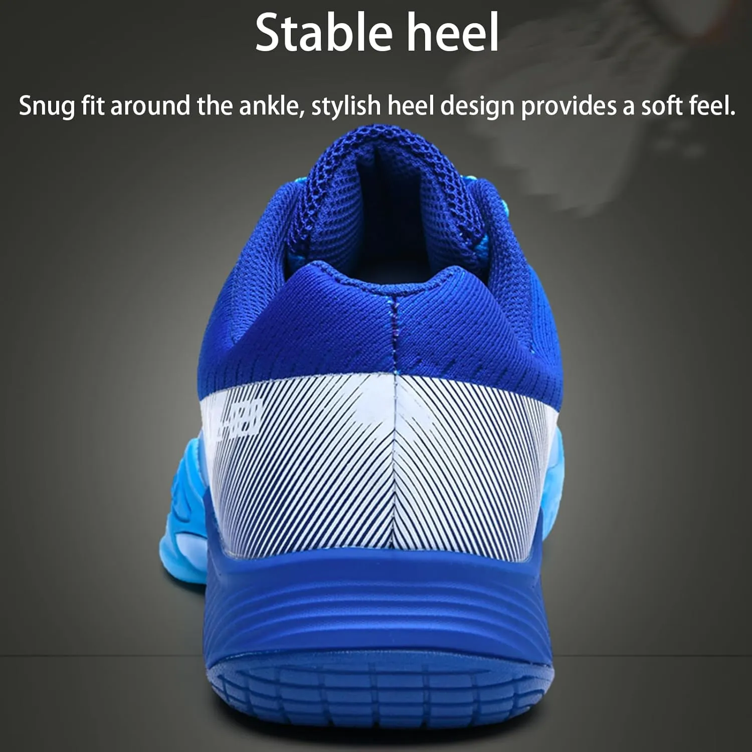 Men's Badminton Tennis Shoes Lightweight Table Tennis Volleyball Sport Trainers Anti-Slip Shock-Absorbing Pickleball Squash Sneakers