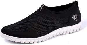 Mens Breathable Mesh Loafers Summer Casual Lightweight Slip-on Shoes Comfortable Outdoor Driving Travel Stylish Shoes