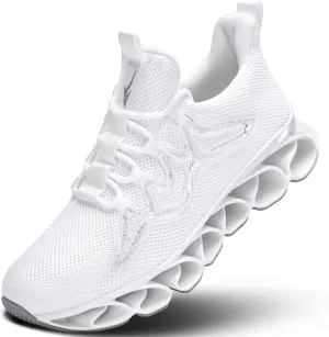 Men's Breathable Walking Shoes Non Slip Casual Sport Tennis Running Shoes Athletic Gym Blade Fashion Sneakers
