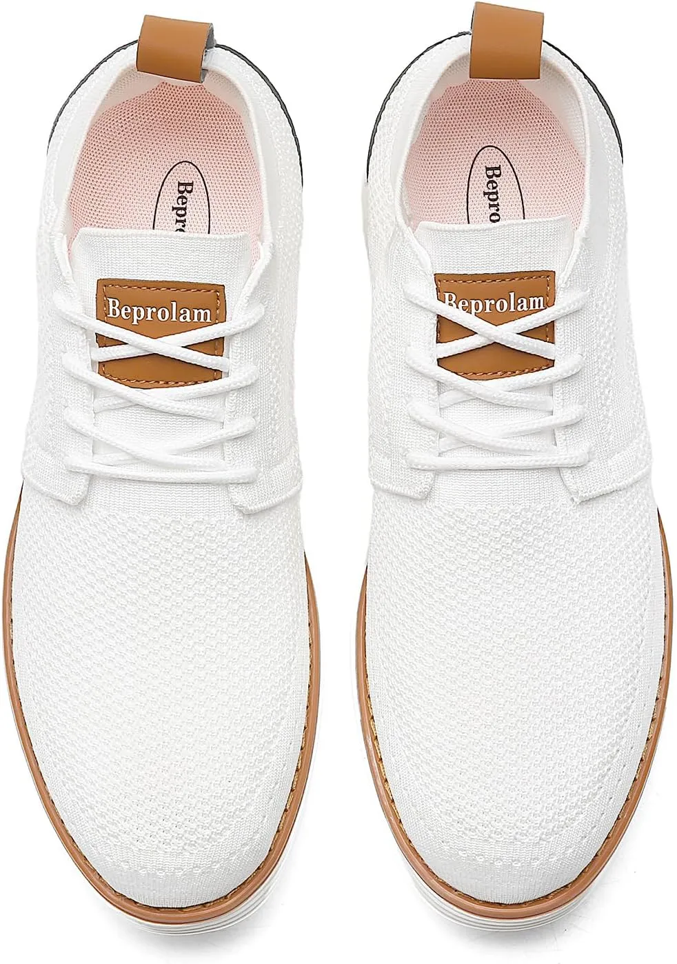 Men's Casual Shoes Comfortable Comfy Mesh Sneakers for Men Lightweight Dress Sneakers Fashion Walking Oxford
